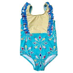 Jelly The Pug One Piece Swim Suit Size 5